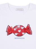 Monnalisa Regular Tee Caramella Jer