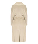 Max Mara Weekend Resina Elfenbeinmantel mit Gürtel