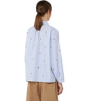 Max Mara Weekend Butterfly Light Blue Shirt