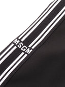 Msgm Fabric Tecnical Pants Girl Nero/Black