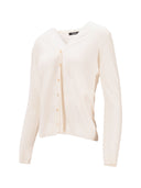 Cardigan La Rose La Rose lavorato a maglia bianco