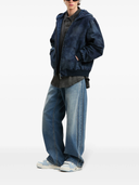 Palm Angels Loose Fit 5-Pocket-Jeans mit gebogenem Logo