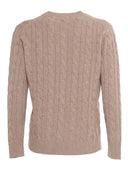 Kangra Cashmere Girocollo Trecce E Coste