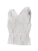 Top Miu Miu Popeline Fiammato