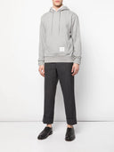 Thom Browne Hoodie Pullover W/ Cb Rwb Stripe In Classic Loopback