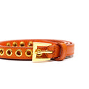 Prada Prada Skinny Eyelet Belt Orange