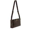 Elisabetta Franchi Dark Chocolate Baguette Bag