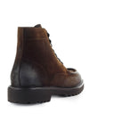 Doucal's Dark Brown Suède Combat Boot
