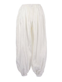 Pantaloni a palloncino a righe Rotate bianco brillante (vestibilità ampia)