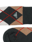 Prada Argyle Check Crew Socks