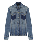 Camicia in denim blu Ganni