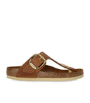 Birkenstock Gizeh Big Buckle Cognac Thong Sandal