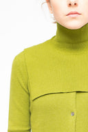 La Rose La Rose Jabot Cashmere Green