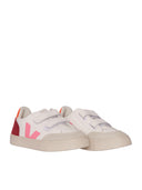 Veja Kids Small V 12 Leather Whi Mult Marsala