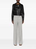 Parosh Lillie Pressed Crease Wide Leg Pants