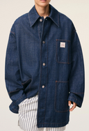 Ami Veste Trabajador Avec Etiqueta Patrimonio Ami Paris