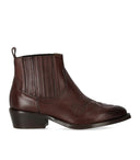 Duccio Del Duca Ebenholz-Texan-Stiefelette