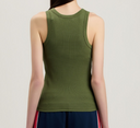 Palm Angels Classic Logo Fitted Tank Top