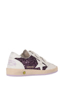 Golden Goose Ballstar Strap Glitter Upper Leather Toe Strap Star Heel And Spur