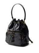 Prada Duet Patent Leather Bucket Bag