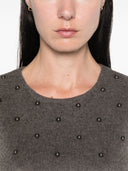Parosh Bleak Stud Embellished Dress