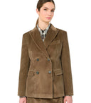 Max Mara Weekend Katanga Brown Double Breasted Blazer