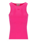 Top Ganni Fucsia a Costine