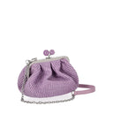 Max Mara Weekend Pasticcino Palmas Small Lilac Clutch