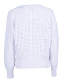 Kangra Cashmere Pullover A Rete Manica Lunga