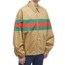 Gucci Web Stripe Shirt Jacket
