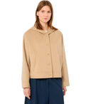 Max Mara Weekend Ridente Beige Hooded Jacket