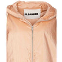 Jil Sander Blend Silk Cande Capided Chaqueta