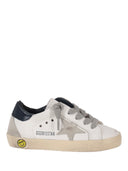 Golden Goose Super Star Leather Upper And Heel Suede Star And Spur