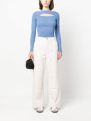 Parosh Parosh Multiple Pockets High Waisted Trousers