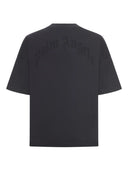 Palm Angels Curved Logo Loose Collar Tee Vintage Bla
