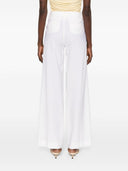 Parosh Lillie Pressed Crease Wide Leg Pants