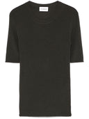 Parosh Leila Ribbed Knit Wool Top