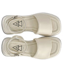 Elena Iachi Lena Ivory Platform Sandal