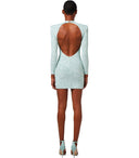 Elisabetta Franchi Acqua Dress With Sequins