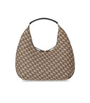 Elisabetta franchi beige monogram schoudertas