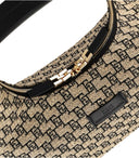 Elisabetta franchi beige monogram schoudertas