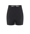 Elisabetta Franchi Black Belted Shorts