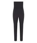 Elisabetta Franchi Black Bustier Jumpsuit