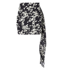 Elisabetta Franchi Black Butter Jupe drapée
