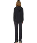 Elisabetta franchi negro/ sudadera con capucha de mantequilla