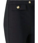 Pantalon de cigarette noire franchise d'Elisabetta