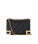 Elisabetta franchi zwarte crossbody tas