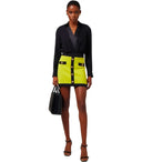 Elisabetta Franchi Black Crossed Bodysuit Shirt