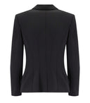 Elisabetta Franchi Black Double Breasted Blazer