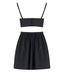 Elisabetta Franchi Black Dress With Bow